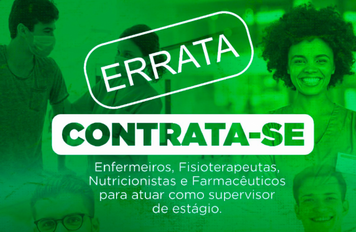 Errata: Supervisor de Estágio