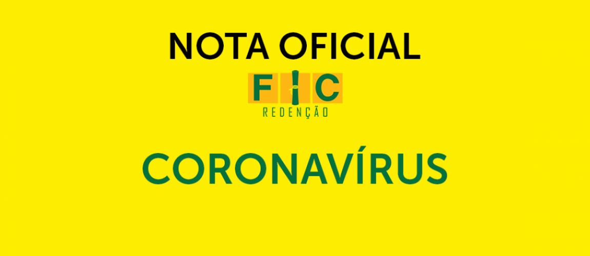 Coronavírus: Comunicado Importante Coronavírus: Comunicado Importante